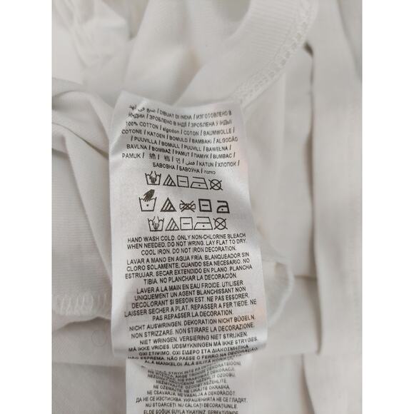 Vintage Guess Originals x Chinatown Market Smiley Face Short Sleeve Tee White L - Picture 10 of 10